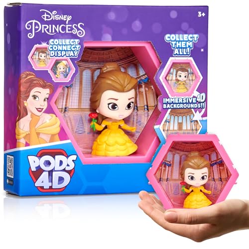 WOW! PODS - 4D Disney Belle, einzigartige verbindbare Wackelfigur zum Sammeln, die aus ihrer Welt in Ihre Welt platzt, Wand- oder Regal-Display, Disney Toys and Gifts, Serie 1 Nr. 423 von WOW! PODS