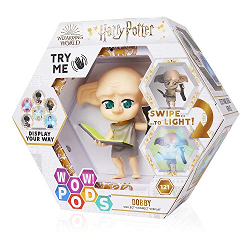 WOW! PODS - Harry Potter Wizarding World Harry Potter Figuren | Leuchtende Dobby Figur | Offizielle Harry Potter Fanartikel Wackelfigur Harry Potter Geschenke Harry Potter Spielzeug & Sammelfiguren von WOW! PODS