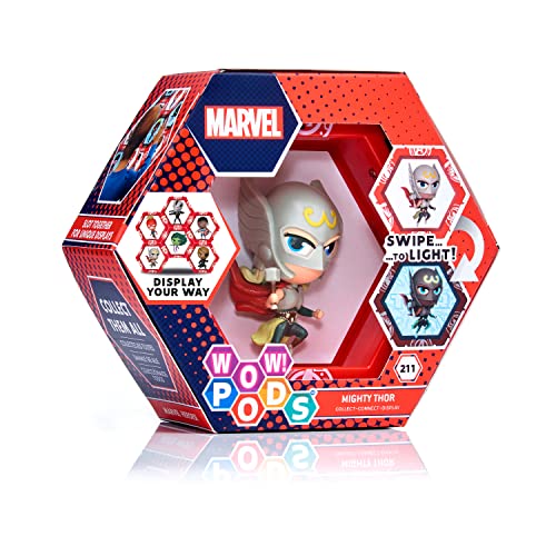 Wow! PODS Marvel Avengers Collection – The Mighty Thor Superhero Toys Leuchtende Wackelfigur Offizielles Marvel Sammlerstück Spielzeug & Geschenke Nummer 211 in Serie Mehrfarbig Wow! PODS Marvel Avengers Collection – The Mighty Thor Superhero Toys Leuchtende Wackelfigur Offizielles Marvel Sammlerstück Spielzeug & Geschenke Nummer 211 in Serie Mehrfarbig von WOW! PODS