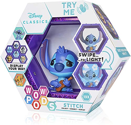 Wow! PODS Pods Disney Figuren Lilo und Stitch - Stitch | Offizielle Disney Classic Stitch Figur Leuchtende Wackelfigur zum Sammeln von WOW! PODS