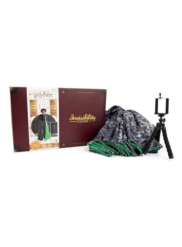 WOW! STUFF Harry Potter - Invisibility Cloak - Deluxe Tarnmantel Umhang für Erwachsene - inkl. Dreifuß und Handy-App von WOW! STUFF