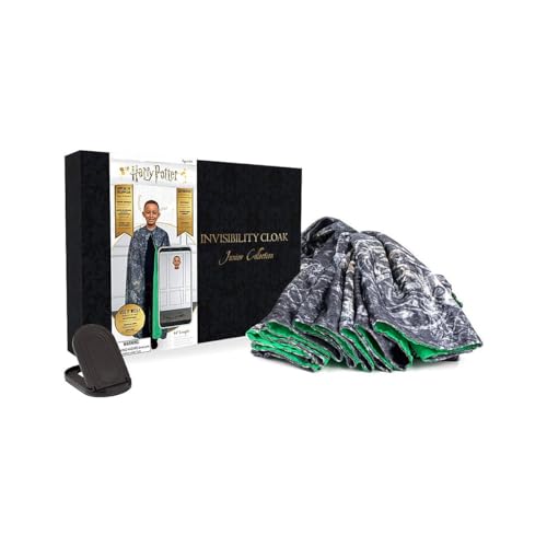 WOW! STUFF Harry Potter - Invisibility Cloak Junior Collection - Deluxe Tarnmantel Umhang für Kinder - inkl. Handy-Halterung und Handy-App von WOW! STUFF