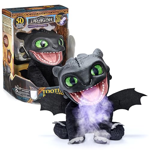 WOW! STUFF HTTYD Toothless Puppetronic von RealFX, Amazing Animatronic Ohnezahn mit 1. Edition-Zertifizierung, Sieht echt aus, fühlt Sich an und klingt echt. Über 50 Action- und Sound-Kombinationen WOW! STUFF HTTYD Toothless Puppetronic von RealFX, Amazing Animatronic Ohnezahn mit 1. Edition-Zertifizierung, Sieht echt aus, fühlt Sich an und klingt echt. Über 50 Action- und Sound-Kombinationen von WOW! STUFF