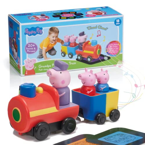 WOW! STUFF PP-1011 Grandpa Clever Train Pepper Pig, Mehrfarbig von WOW! STUFF