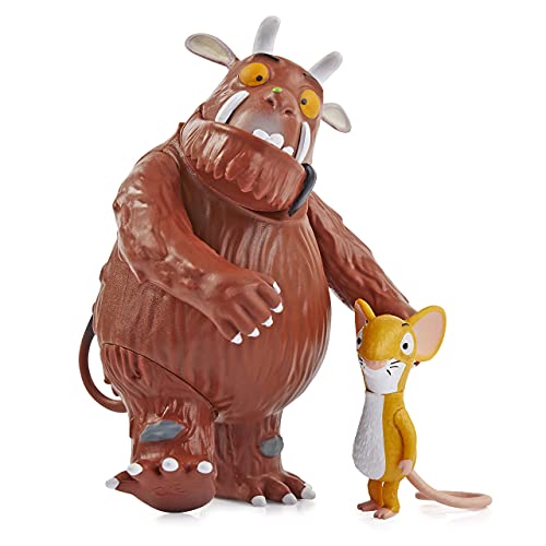 WOW! STUFF Grüffelo und Maus Spielset, Bewegliche Actionfiguren zum Sammeln, offizielle Spielzeuge und Geschenke aus den Büchern und Filmen von Julia Donaldson und Axel Scheffler von WOW! STUFF