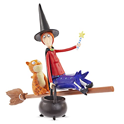 WOW! STUFF The Witch and Cat from Room On The Broom Twin Pack - Articulated Collectable Action Figures, Official Toys and Gifts from The Julia Donaldson and Axel Scheffler Books and Films,Brown von WOW! STUFF