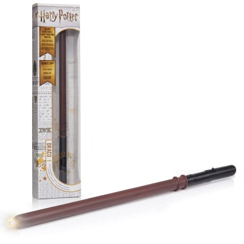 WOW! Sachen Zauberstab leuchten Harry Potter offizielle Zauberstäbe und Zauberer-Weltgeschenke, Spielzeug & Sammlerstücke, Rollenspiele und Kostüm-Accessoire für Fans, Mädchen & Jungen, Brown, 14 Zoll von WOW! STUFF