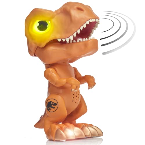 Wow! Zeug Jurassic World Trigger Chomper - T -Rex | Roaring, Light-up Dinosaurierspielzeug | Offizielle Dominion -Waren und Geschenke für Jungen und Mädchen im Alter von 5 Jahren, Mehrfarbig von WOW! STUFF