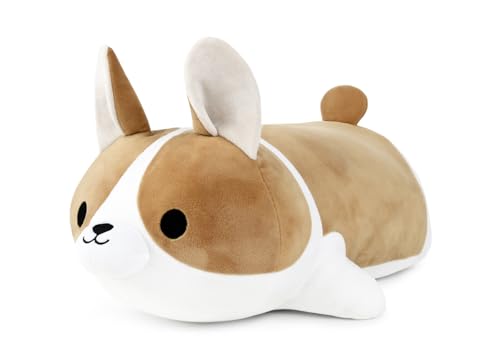 WP Merchandise - Dog Corgi Nate Soft Plush Toy Dekokissen Kissen 50 cm (Stofftiere Spielzeug | Geschenke für Kinder & Erwachsene | Für alle Altersgruppen) von WP Merchandise