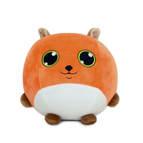 WP Merchandise - Foxy Rudy Plüschtier, rund, weich, 20 cm (Stofftier-Spielzeug, Geschenke für Kinder, für jedes Alter) von WP Merchandise