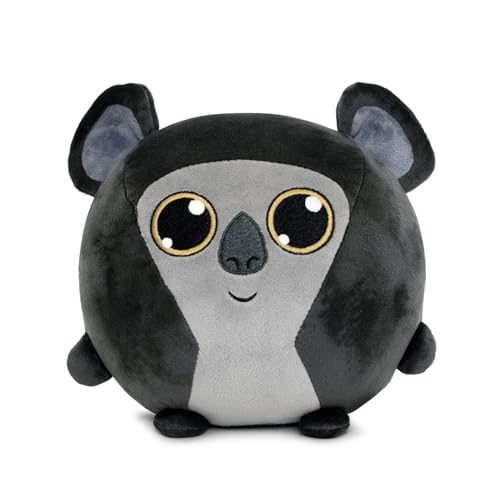 WP Merchandise - Grauer Koala-Plüschtier, rund, weich, 21 cm (Stofftier-Spielzeug, Geschenke für Kinder, für jedes Alter) von WP Merchandise