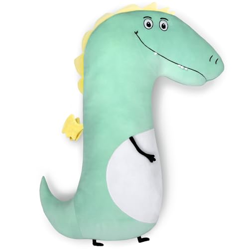 WP Merchandise - Huggy Dragon Telepaka Körperumarmungskissen aus weichem Plüsch, 90 cm (Stofftier – Geschenke für Kinder – für alle Altersgruppen) von WP Merchandise