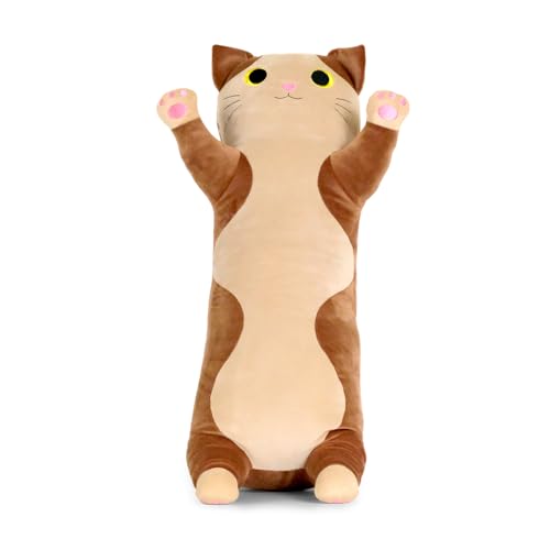 WP Merchandise - Huggy Kitty Cat Soft Plush Decorative Toy Pillow 77cm (Stuffed Animal Toys | Gifts for Kids & Adults | For All Ages) von WP Merchandise