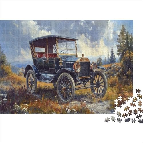 Old Style Sedan Puzzlespiel 1000 Teile Für Erwachsene, Einzigartige Kunstwerke Und Vorlage - Geburtstagsgeschenk - Spaßige Puzzles Mit Überraschung Von Puzzle in A Bag Puzzel 1000pcs (75x50cm) von WQIRALFEX