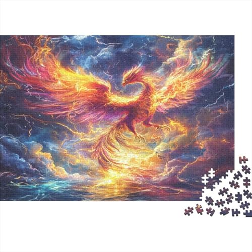 Phoenix Puzzlespiel 1000 Teile Erwachsene -Puzzle 1000 Stück Spiel Puzzles Für Erwachsene Kinder Puzzle Erwachsenen Puzzlespiel Puzzel 1000pcs (75x50cm) von WQIRALFEX