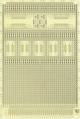 Rademacher WR-Typ 1120 Experimentierplatine Epoxyd (L x B) 160mm x 100mm 35µm Rastermaß 2.54mm Inh von Rademacher