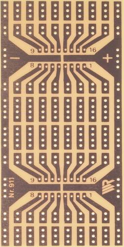 Rademacher WR-Typ 911 Experimentierplatine Hartpapier (L x B) 110mm x 80mm 35µm Rastermaß 2.54mm I von Rademacher