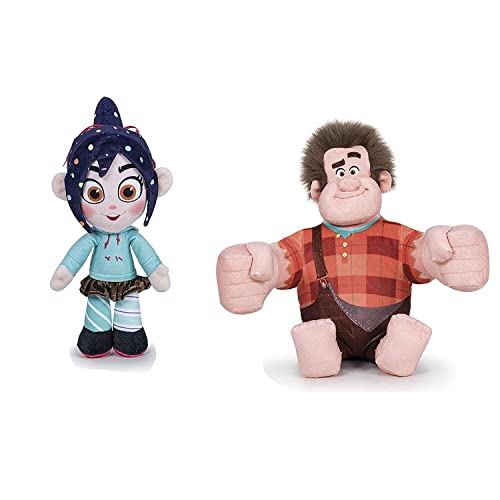 WR Ralph reichts 2 - Pack mit 2 plüsch des Films Chaos IM Netz: Randale-Ralph 9"/24cm + Vanellope, das Mädchen 11'81/30cm Qualität super Soft von WR