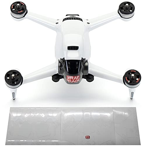 WRAPGRADE Skin Kompatibel mit DJI FPV (Racing White) von WRAPGRADE