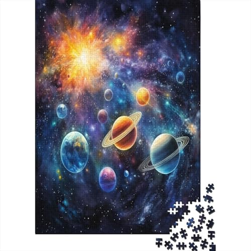 Galaxie Puzzlespiel 1000 Teile Jigsaw Puzzle 1000 Puzzle FüR Erwachsene Kinder Senioren Erwachsenen Puzzlespiel Puzzel 1000pcs (75x50cm) von WRIMOVTEX