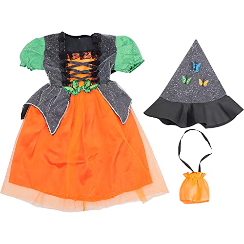 WRITWAA 1 Satz Kostüme Für Kleidung Mädchenkleid Halloween-kleid Für Mädchen Bühnenshow-kostüm Für Halloween-cosplay-kleid Festkleid Für Mädchen Elasthan von WRITWAA