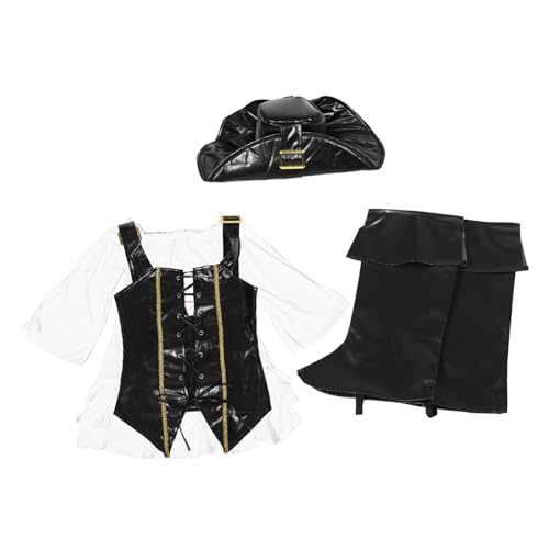 WRITWAA Mädchenkostüm Piratenkostüm Jungen und Mädchen Ärmel Gothic Kleid Jungen und Mädchen Piratenkostüm Mädchen von WRITWAA