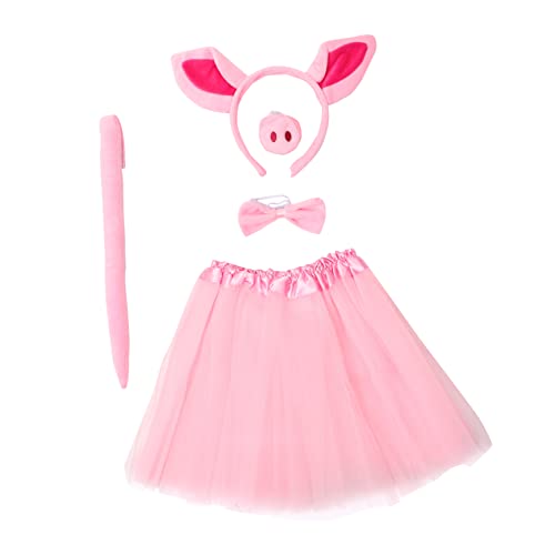 WRITWAA Cosplay Tutu Rock Set Kostüm Leistung Kostüm Kit Tier Fancy Dress up für Mädchen von WRITWAA