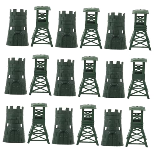 WRITWAA 10 Satz Teiliges Mini Militärmodell Turmspielzeug Detailgetreue Robuste Dekoration aus Kunststoff Kompakt Leicht für Schreibtisch Szenen deko Kindersicher Retro Gestaltet WRITWAA 10 Satz Teiliges Mini Militärmodell Turmspielzeug Detailgetreue Robuste Dekoration aus Kunststoff Kompakt Leicht für Schreibtisch Szenen deko Kindersicher Retro Gestaltet von WRITWAA