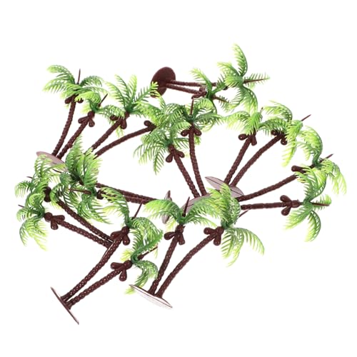 WRITWAA 10 Stück Teiliges Miniatur kokospalmen aus Kunststoff Realistische Baumdeko für Sandtisch Mikrolandschaft Modellbau Lebensechte Pflanzenfiguren für Zen Garten Kompakt und WRITWAA 10 Stück Teiliges Miniatur kokospalmen aus Kunststoff Realistische Baumdeko für Sandtisch Mikrolandschaft Modellbau Lebensechte Pflanzenfiguren für Zen Garten Kompakt und von WRITWAA