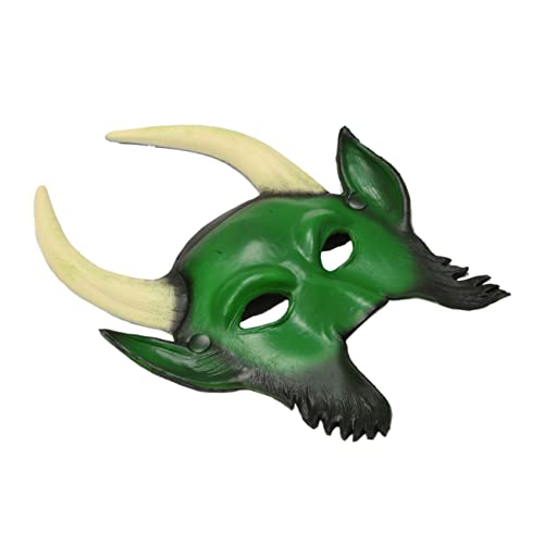 WRITWAA 1Stk 3D-Tiermaske Maskerade Masken Cosplay-Masken Party-Gesichtsabdeckung Halloween lustig Maskerade-Maske halloween masken halloweenmaske facecup Halloween-Maske Party-Maske Green von WRITWAA