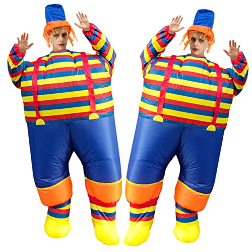 WRITWAA 1stk Clown-party-outfit Kinderkostüme Lustige Cosplays Clownskostüm Aufblasen Kinderanzug Aufblasbares Kostüm Für Erwachsene Clown Aufblasbare Kleidung Aufblasbarer Ganzkörperanzug von WRITWAA