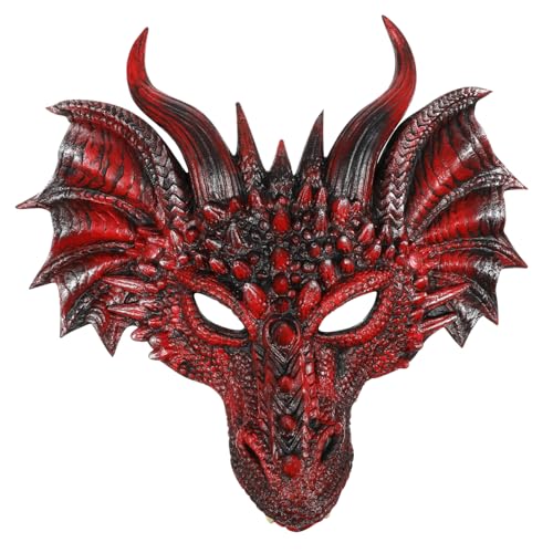 WRITWAA Pu-material Drachen-outfit Für Erwachsene Und Damen Bequem Halb Halloween Für Maskerade von WRITWAA