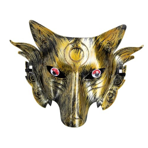 WRITWAA 2St Wolfsmaske Dachs Maske für Festival Maske für Karneval Schädelmasken Party-Performance-Maske Nase halloween costume halloween kleidung Maske im Tierdesign lustige Maske Plastik von WRITWAA