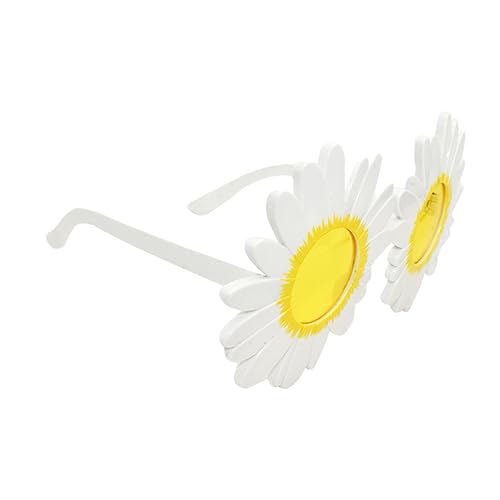 WRITWAA 2St hawaiianische Partybrille party für kinder kunststoffgläser partybrillen party glasses hawaii sonnenbrille Neuartige Sonnenbrille lustige Tropenbrille Weiß von WRITWAA