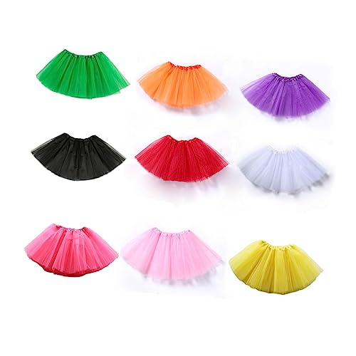 WRITWAA 3 Tutu-rock Für Kinder Ballettrock Für Kinder Tutu-rock Für Ballett Ballett-tutu Für Kinder Green von WRITWAA