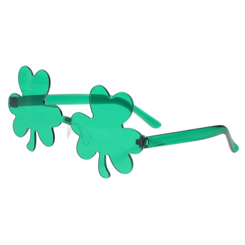 WRITWAA 6st Kleebrille Sonnenbrille Grüne Brille Party Mit Brille Gastgeschenke St. Patricks Partybrille St Patricks Day Partyzubehör Patricks Day Brillen Patrick Partybrille Green Stk von WRITWAA