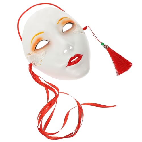 WRITWAA Antike Maske Maskenstütze Halloween-streichmaske Streichmasken- Erwachsene Frauenmaske Halloween-maske Halloween-party-maskendekor Maskerademaske Für Erwachsene Plastik von WRITWAA