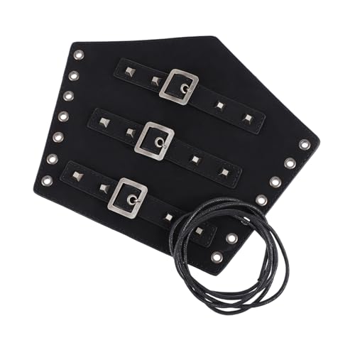 WRITWAA Reitarmschienen Punk Modisches Armband Kunstleder Stilvolles Accessoire von WRITWAA