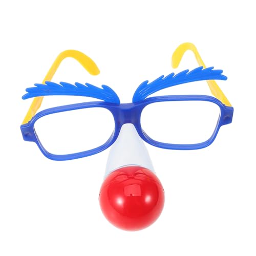 WRITWAA Clown-Brille Kostüm Party Gefälligkeiten Halloween-Party-Brille Karneval Clown Brille Lustige Clown Brille maske Party-Cosplay-Brille-Requisite Partybrille für Erwachsene Plastik von WRITWAA