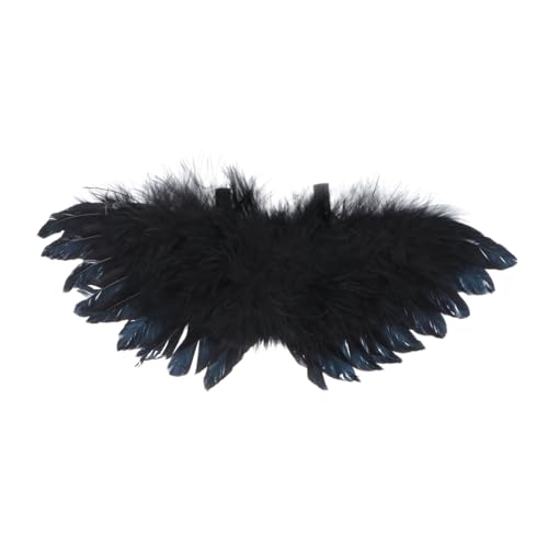 WRITWAA DIY Engelsflügel Ornament Schwarz Puppen Kostüm Flügel Zubehör für Cosplay Fotografie Bühnenauftritt WRITWAA DIY Engelsflügel Ornament Schwarz Puppen Kostüm Flügel Zubehör für Cosplay Fotografie Bühnenauftritt von WRITWAA