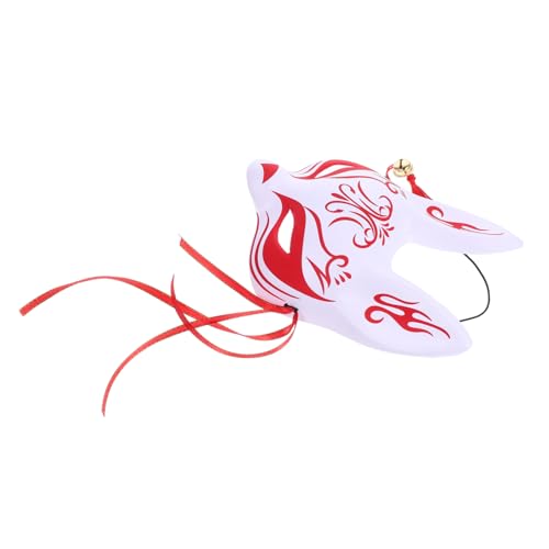 WRITWAA -Fuchs-Maske Cosplay-Partymaske Plüsch Tiermaske Haustier Hund halloween masken halloweenmaske costume masks Cosplay Party Fuchs Maske Füchsemaske im japanischen Stil Plastik von WRITWAA