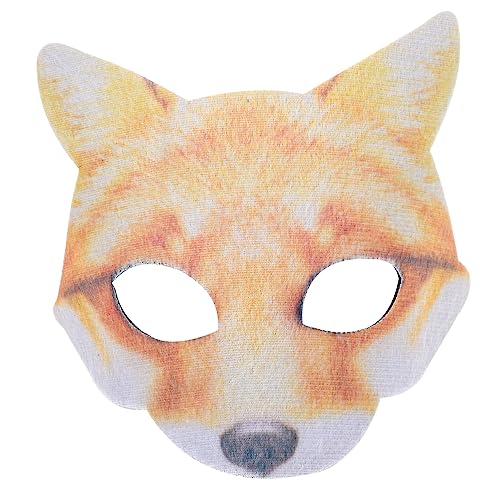 WRITWAA Fuchs Maske Gesichtsschmuck Dekorative Frauenmaske Maskerade-party-maske Tiermaske Für Party Kostümzubehör Für Fuchs Karnevalsmaske Für Frauen Cosplay-gesichtsabdeckung Plastik von WRITWAA