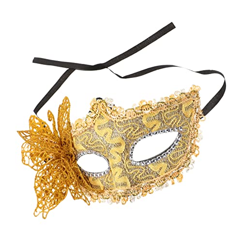 WRITWAA Halbgesichtsmaske Schmetterling Dekorationen für Maskenbälle Maskerade-Maske für Frauen halloween party halloween masken Party Maskerade Maske Cosplay-Maske für Frauen Kunststoff von WRITWAA