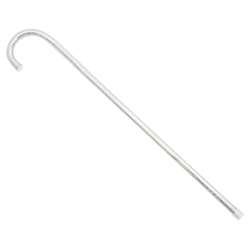 WRITWAA Jazz Tanzstock Silber Cosplay Gehstock Requisit für Halloween Karneval Bühnenauftritt Kostüm Zubehör für Mädchen WRITWAA Jazz Tanzstock Silber Cosplay Gehstock Requisit für Halloween Karneval Bühnenauftritt Kostüm Zubehör für Mädchen von WRITWAA