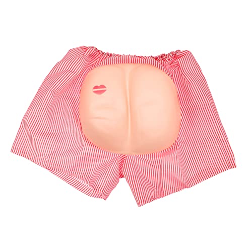 WRITWAA Knifflige Karnevalsspielzeuge Neuartige Strandshorts Fake-po-unterwäsche Lustiges Clown-kostümzubehör Clown-gesäßshorts Fake- -hose Männerhosen Kleidung Männer Und Frauen von WRITWAA