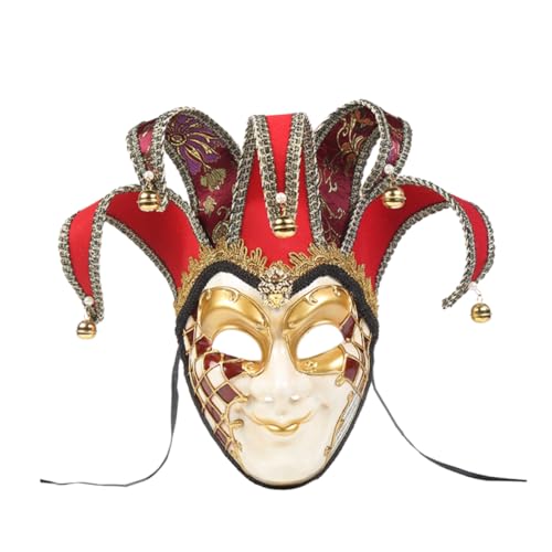 WRITWAA Kostüm Vollgesichtsmaske karnevalskostüme karnevalkostüme karnevalsmaske Maskerade-Maske-Paar Cosplay-Maske Kostüm Maske Maskerade-Gesichtsabdeckung Venezianische Vollgesichtsmaske von WRITWAA