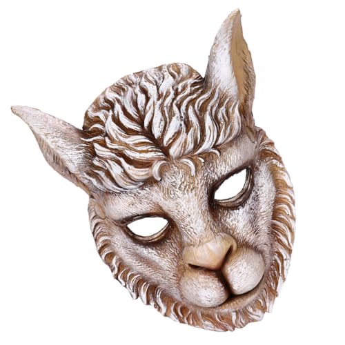 WRITWAA Löwenmaske Tiermaske Rollenspielmaske Partymaske Für Männer Und Frauen Für Cosplay Halloween Weihnachten Kostüm Kostüm-Requisite von WRITWAA