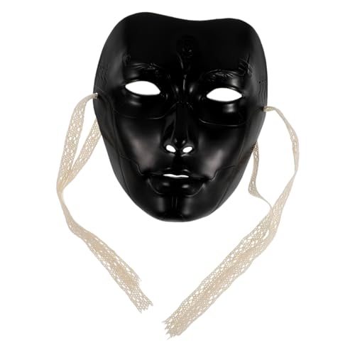 WRITWAA Mechanische Maske Make-up-pinsel Vollgesichts-maskerade-maske Maske Kopfbedeckung Cosplay-gesichtsmaske Black Plastik von WRITWAA