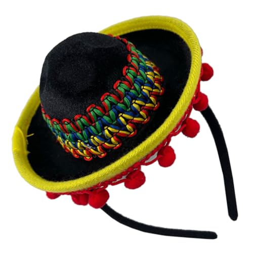 WRITWAA Mexikanischer Sombrero Stirnband Kostüm Haarreif für Erwachsene und Vielseitiges Partyzubehör Festliches Cosplay accessoire für Cinco De Mayo und Themenfeiern WRITWAA Mexikanischer Sombrero Stirnband Kostüm Haarreif für Erwachsene und Vielseitiges Partyzubehör Festliches Cosplay accessoire für Cinco De Mayo und Themenfeiern von WRITWAA