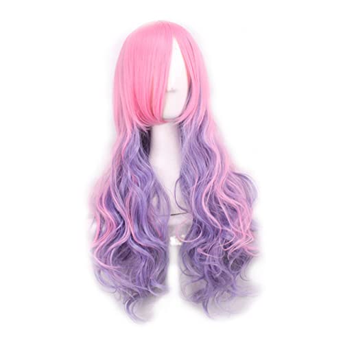 WRITWAA Perücke Cosplay Wig große Wellen Haar Langes, lockiges Haar von WRITWAA